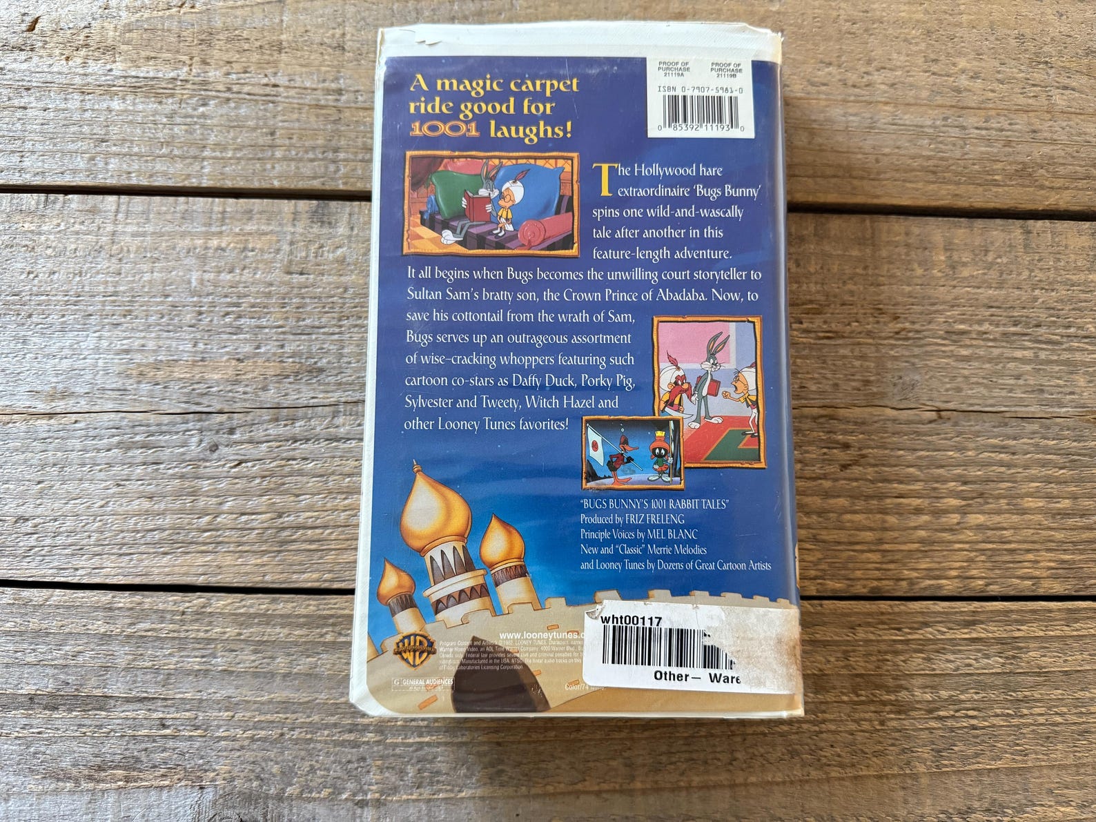 Bugs Bunny's 1001 Rabbit Tales VHS - 1982 Warner Bros Movie - Etsy