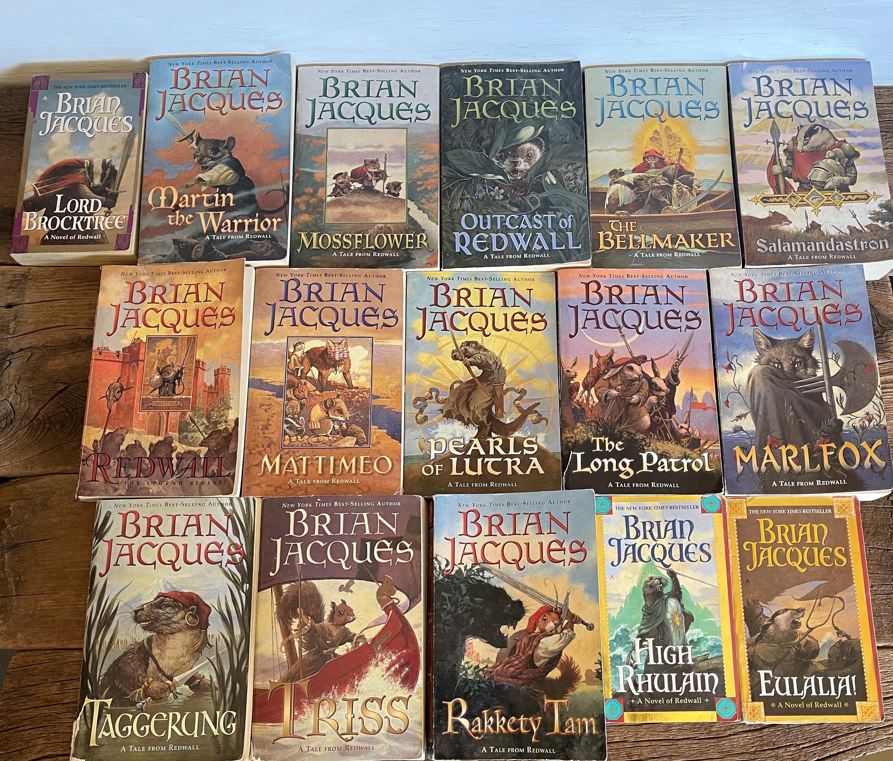 The Redwall Series Books by Brian Jacques // You Choose // Young Adult