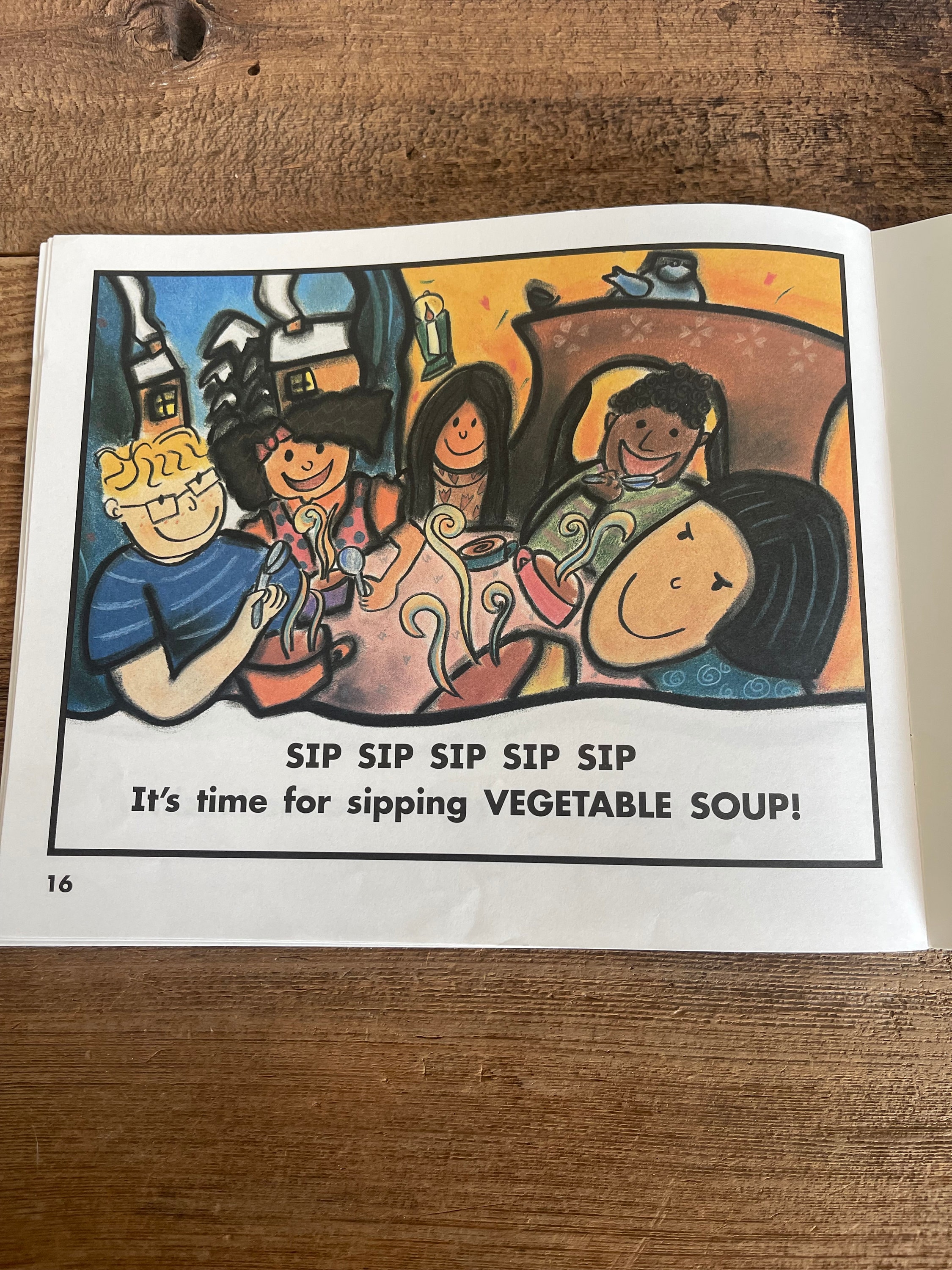 Vegetable Soup // Ann Morris // Vintage Scholastic Book & Cassette