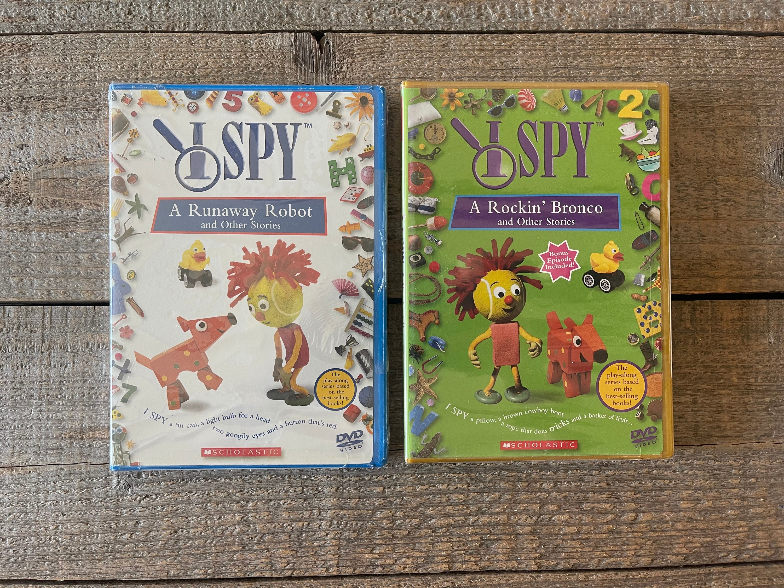 I Spy Dvds: A Rockin' Bronco & A Runaway Robot - Scholastic