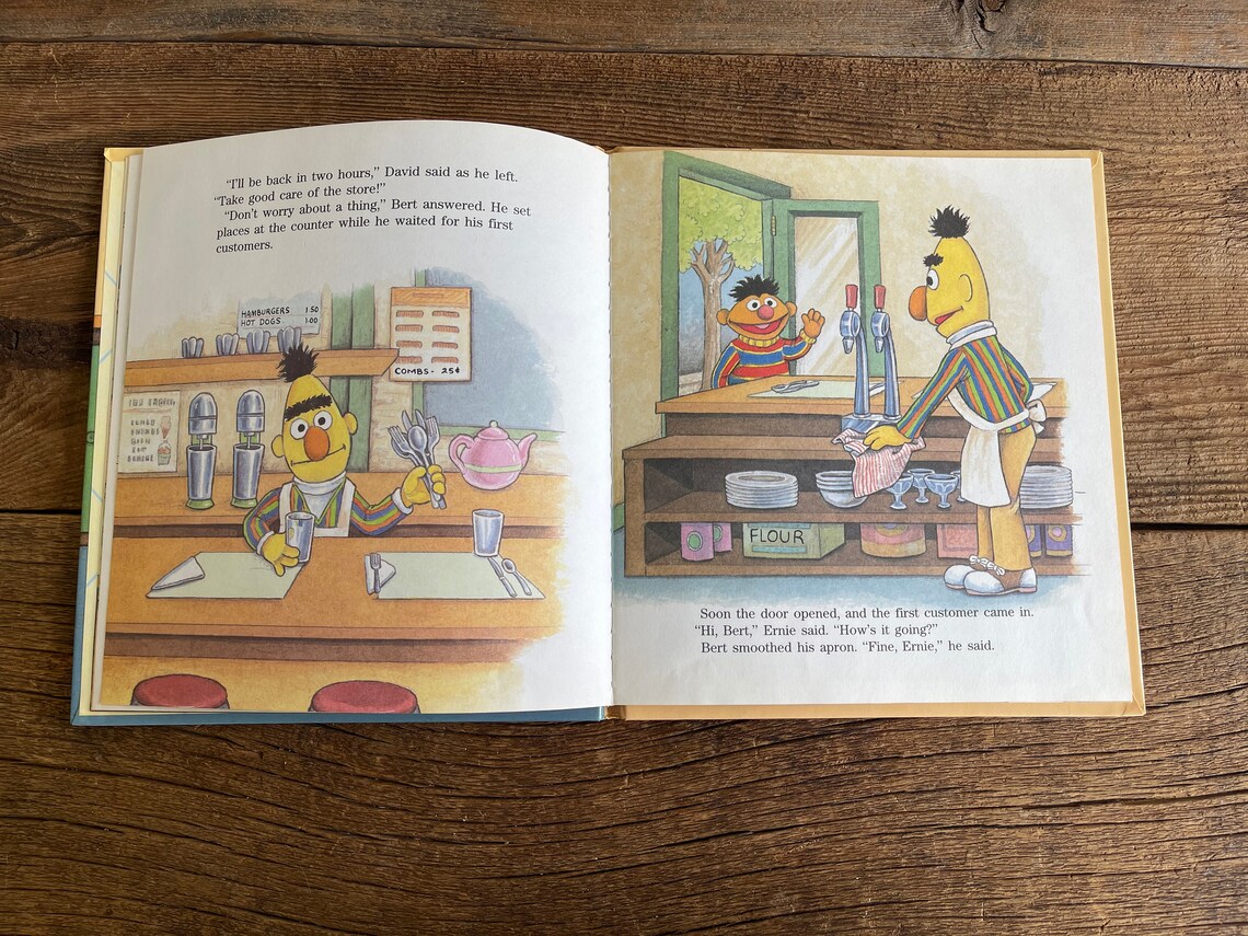 Bert and the Broken Teapot // Vintage Golden Book // 1985 Etsy UK
