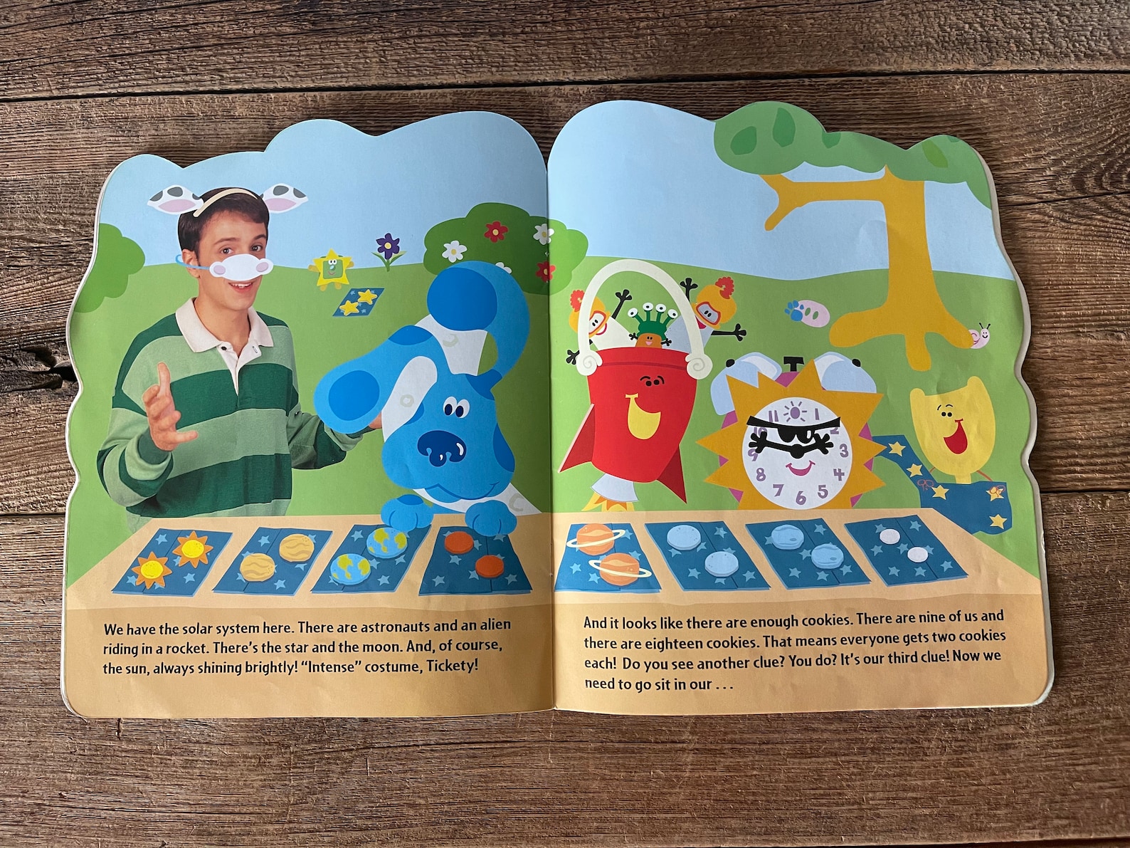 Blue's Clues Book blue's Costume Party // Alice - Etsy