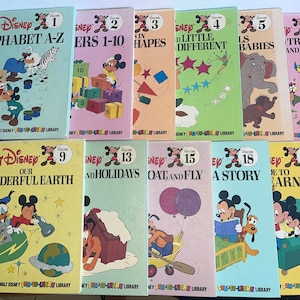 Walt Disney Alphabet A -Z Bantam Books Walt Disney Fun - to