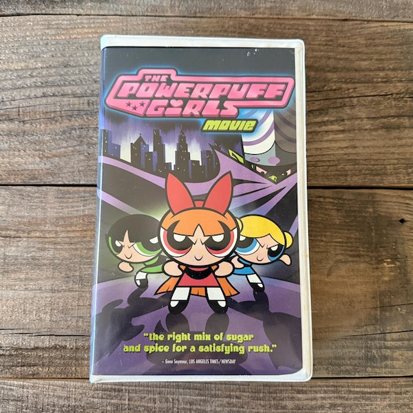 The Powerpuff Girls Movie // 2002 VHS in Clamshell Case