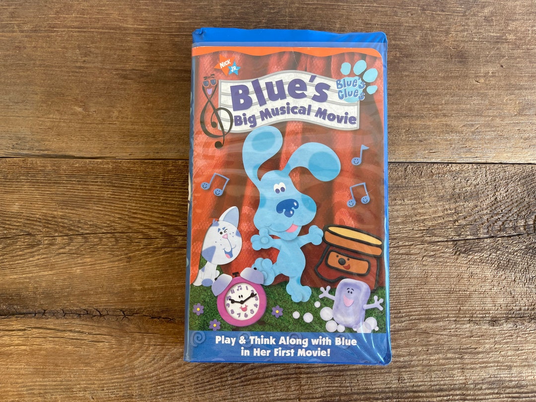 Blue's Clues Blue's Big Musical Movie Vhs Blues Clues // Blue's Big Musical Movie // Vintage VHS 2000 - Etsy