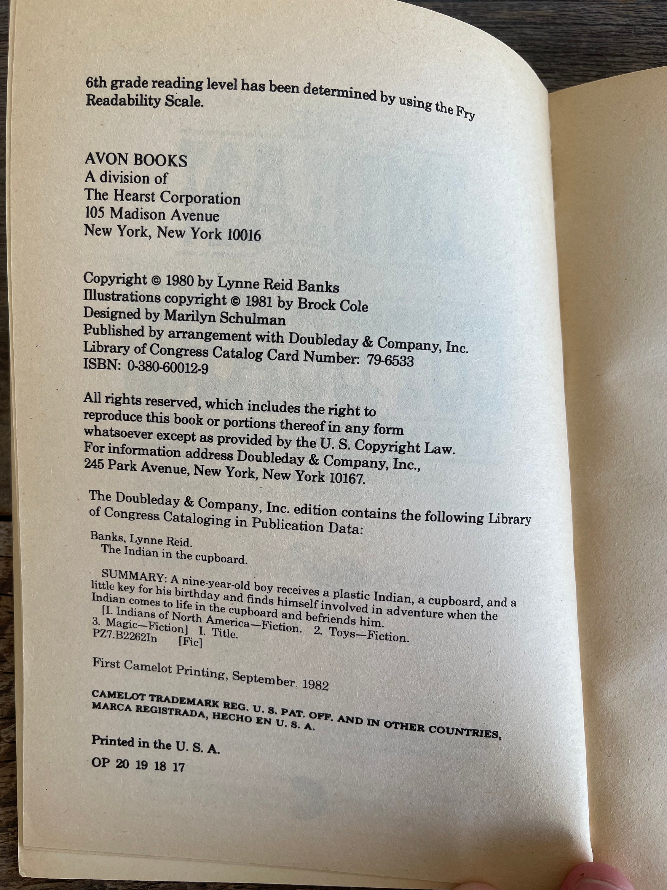 The Indian in the Cupboard Book Series // Choose One // Lynne - Etsy