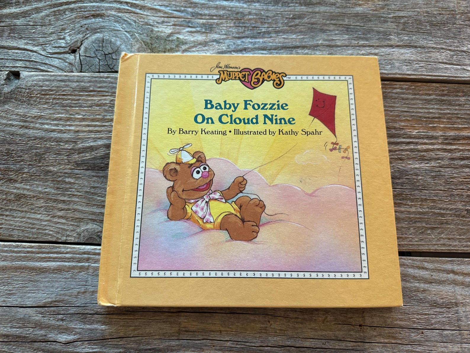 Baby Fozzie on Cloud Nine // Muppet Babies Book // 1987 Weekly Reader ...