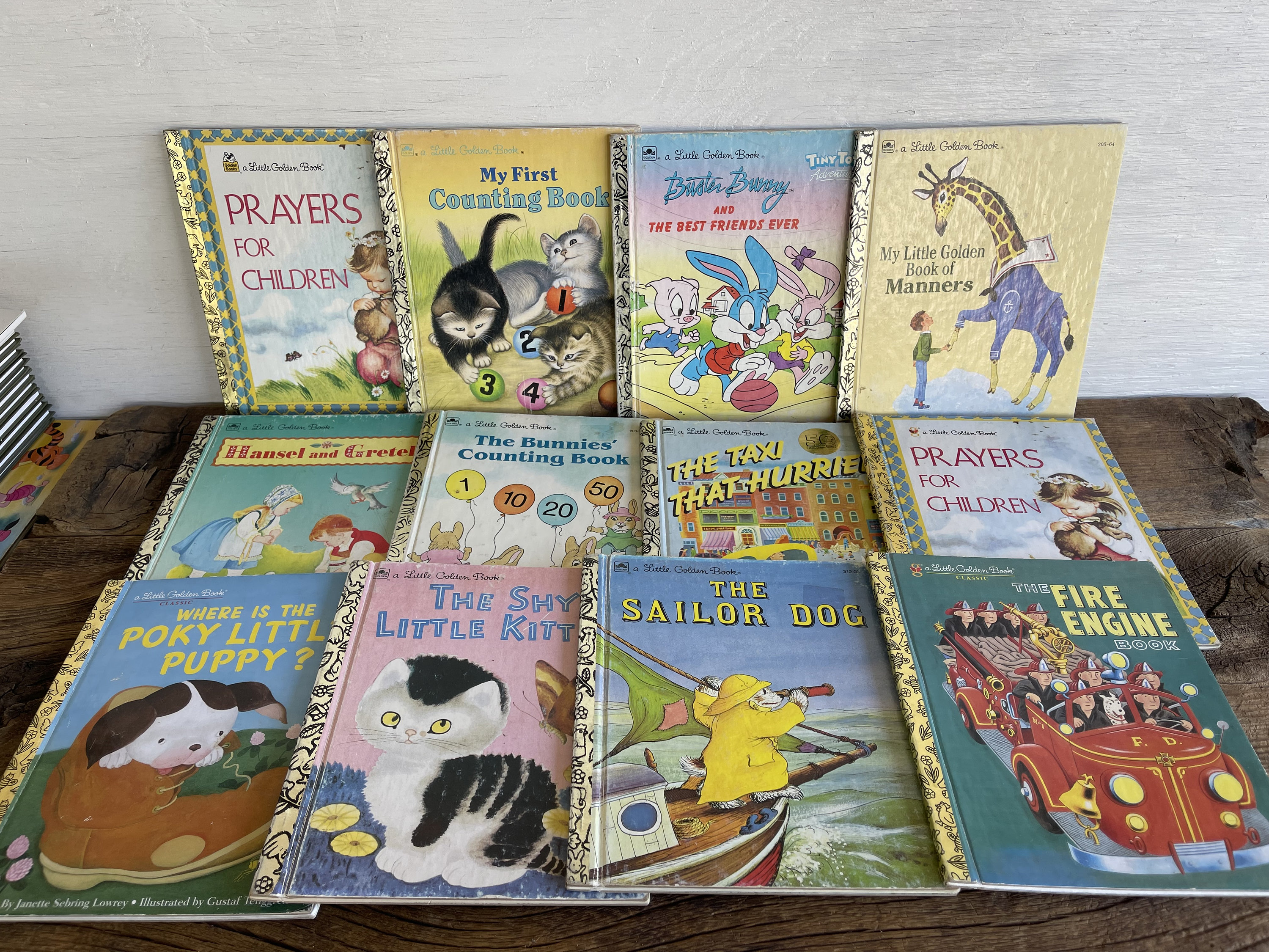 1990s Little Golden Books: Poky Puppy, Shy Kitten, Sailor Dog - Etsy
