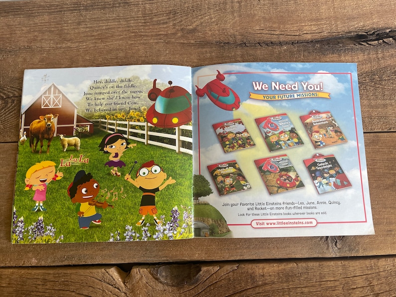 Disney's Little Einstein's Book // June's New Etsy