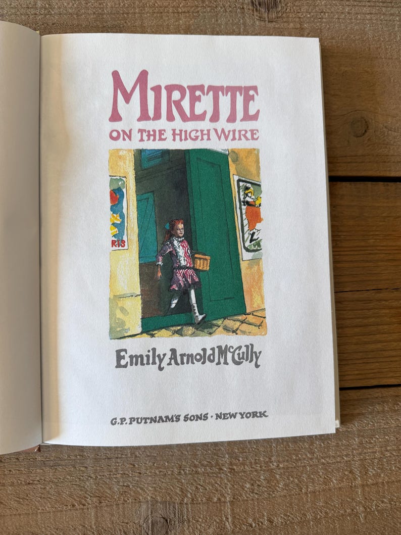 Emily Mccully Mirette on the High Wire by Emily Arnold Mccully // Children's Book ...