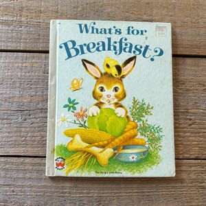 Co na śniadanie? // 1978 Wonder Books // Opowiadanie i zdjęcia Irmy Wilde // Doskonały stan vintage