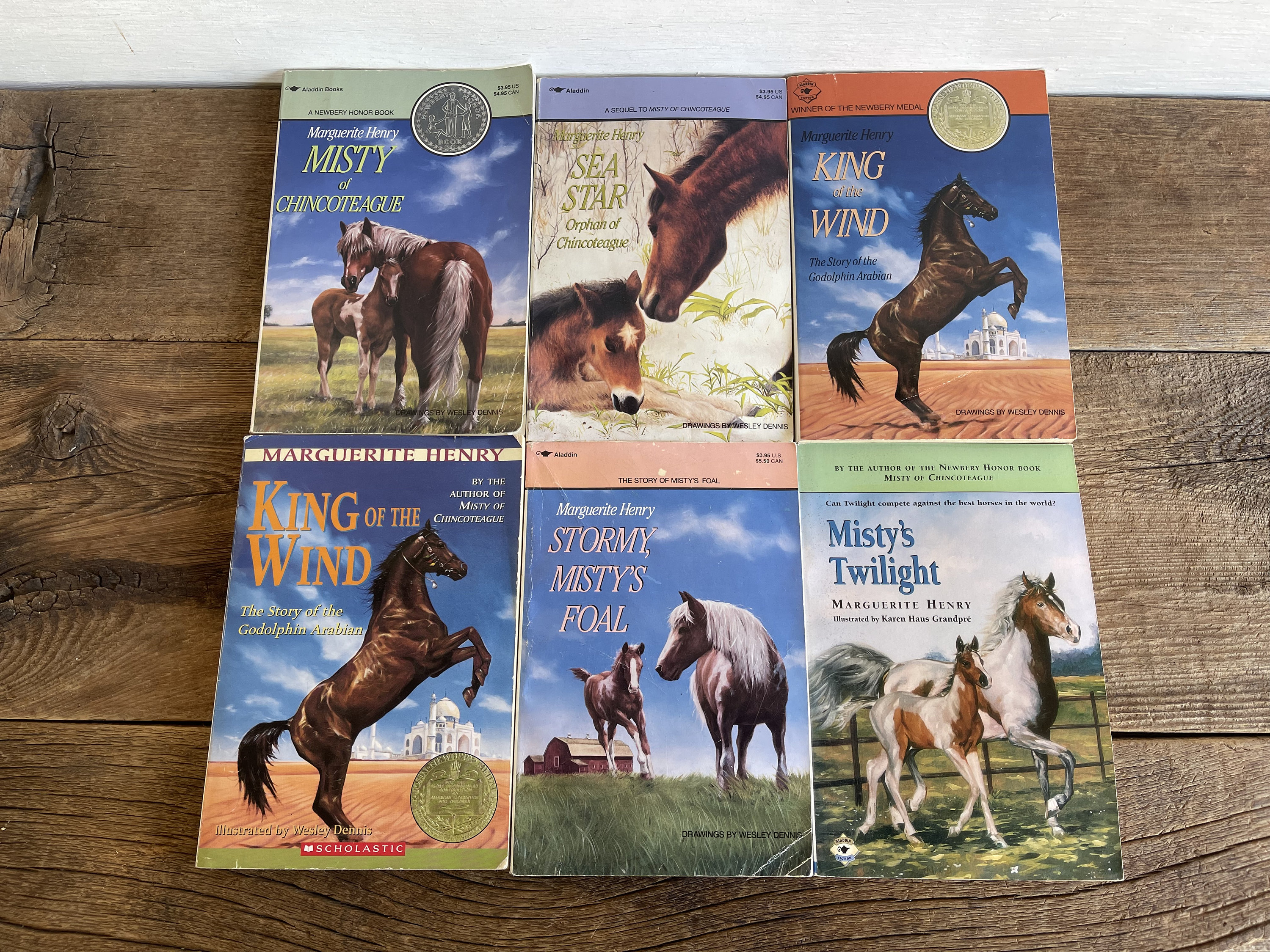 Vintage 1990's Horse Books by Marguerite Henry // King of - Etsy
