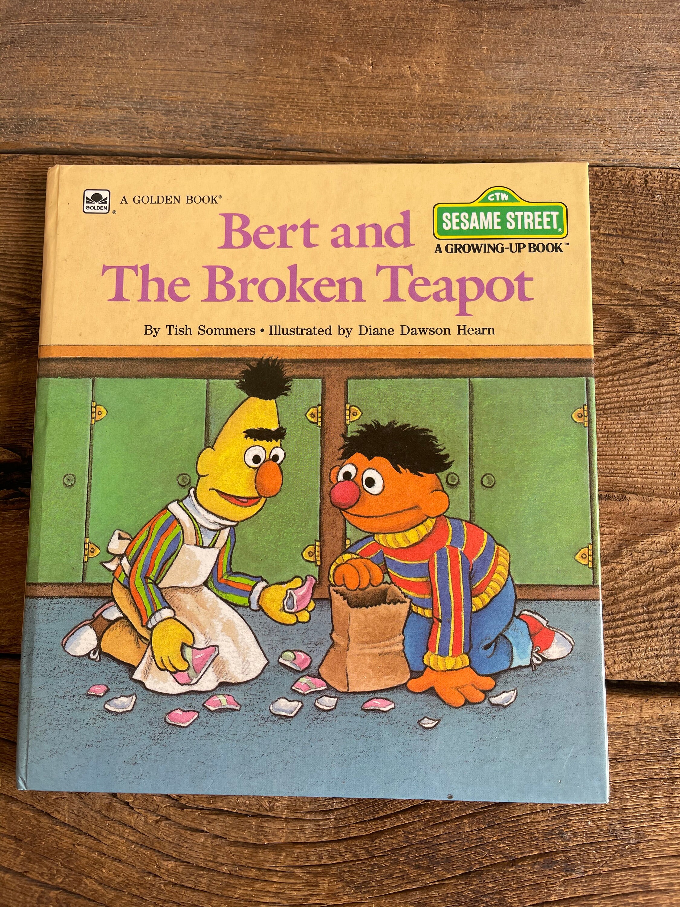 Bert and the Broken Teapot // Vintage Golden Book // 1985 Etsy UK