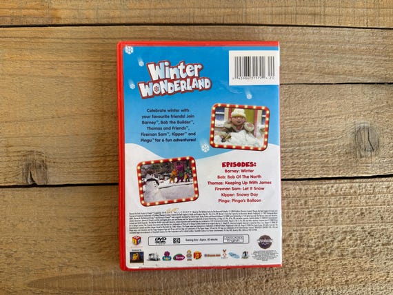 Winter Wonderland DVD Featuring Barney, Bob the Builder, Thomas