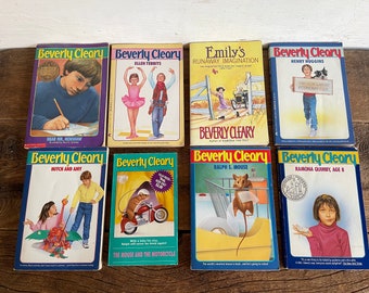 1990's Vintage Beverly Cleary Books // You Choose //  Ramona Quimby, Dear Mr. Henshaw, Emily's Runaway Imagination, Ralph S. Mouse, Socks