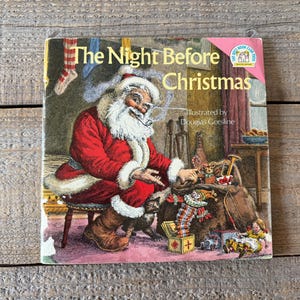 The Night Before Christmas Vintage Book // Illustrated by Douglas Gorsline // 1975 // Good-Fair Condition