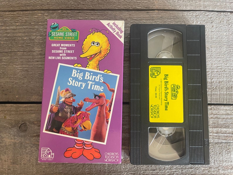Big Bird's Story Time VHS Movie // Sesame Street // 1987 // Jim Henson