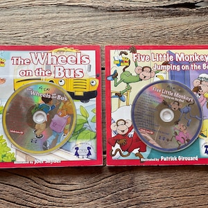 Children&#39;s Read & Sing Along Books with CDs: Monkeys, Bus (Lyrics PDF)