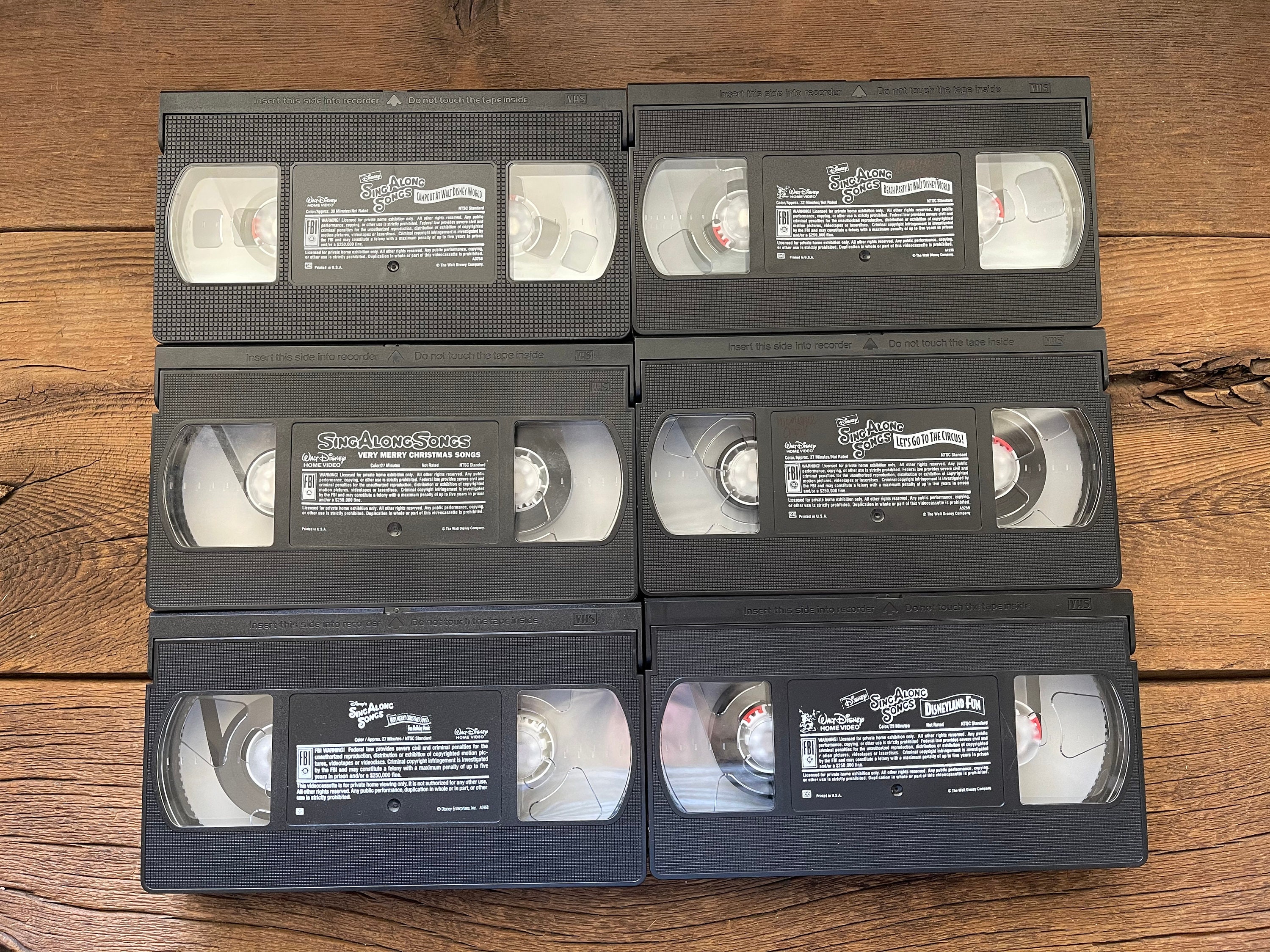 Disney Sing Along Songs VHS // Sold Individually - Etsy 日本