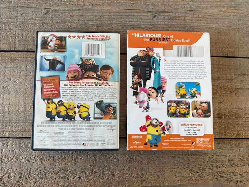 Despicable Me DVD: Steve Carell, Minions, Rated PG - Etsy