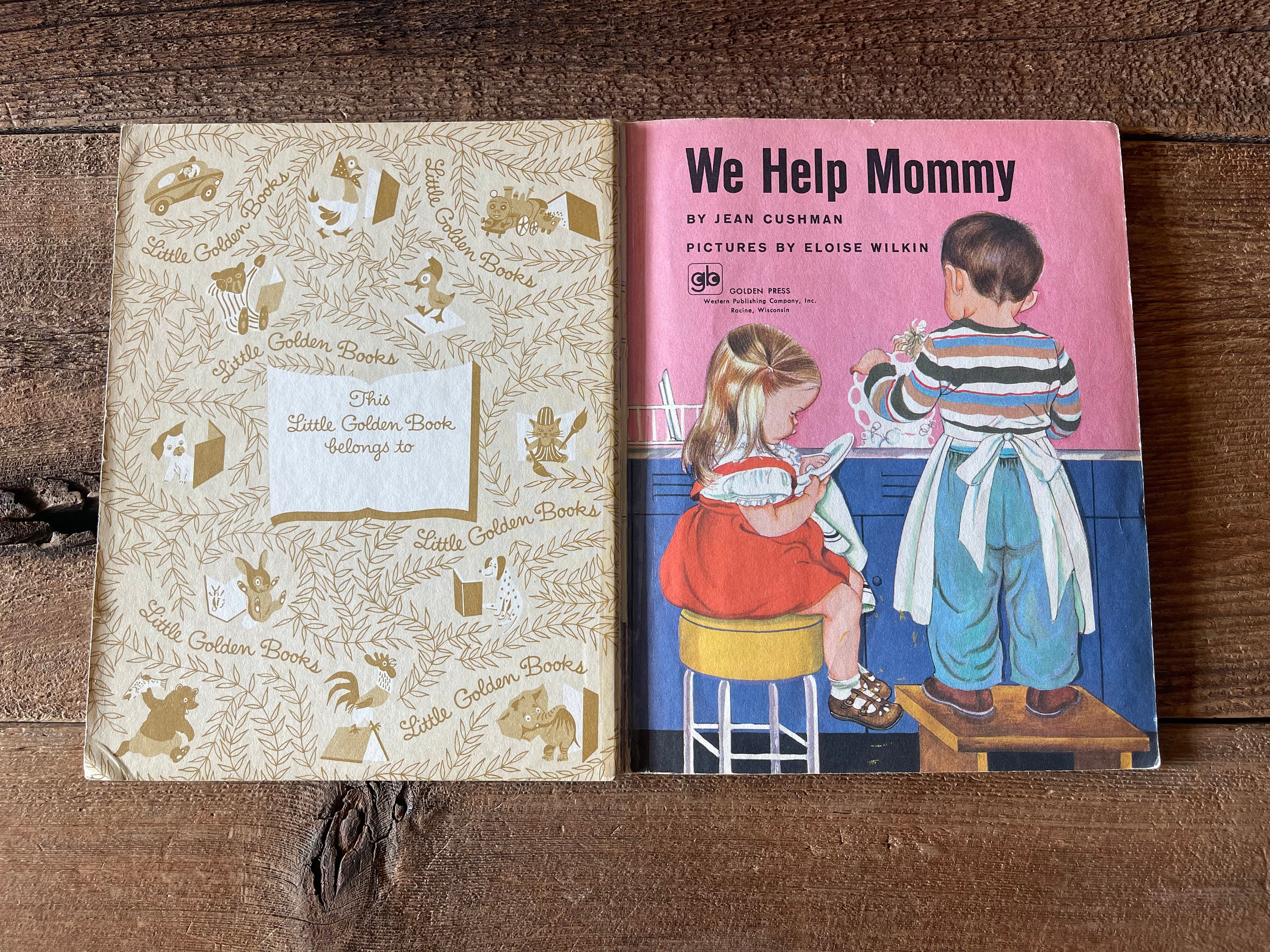 We Help Mommy // 1974 A Little Golden Book //