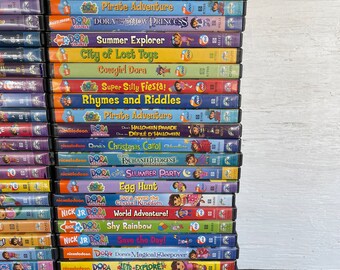 Dora the Explorer DVDs // Sold Individually // 2000's Nick Jr Kids Show