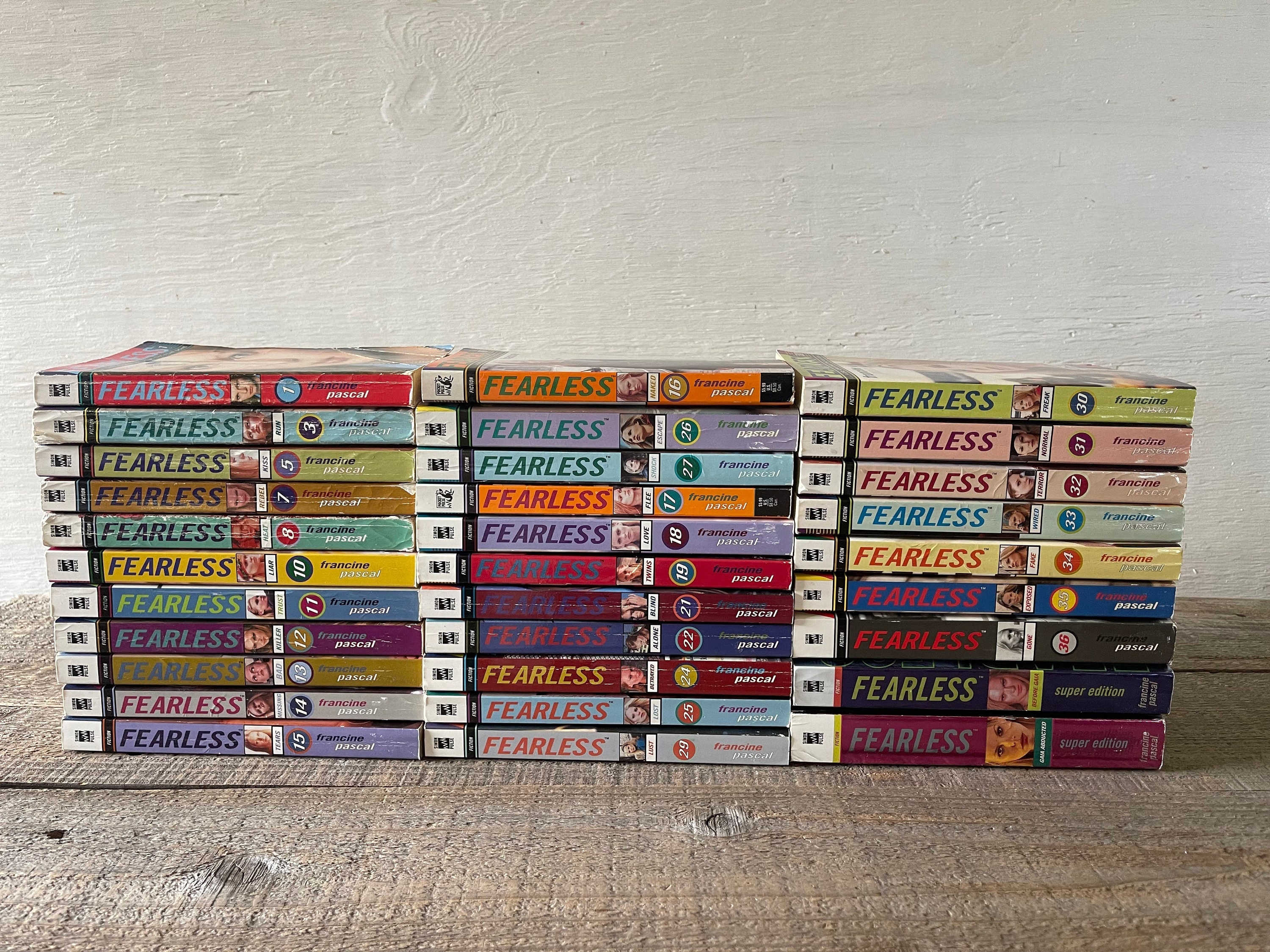 Fearless Series by Francine Pascal // You Choose // Late 90's, Early 2000's Teen Novels // Young Adult Fiction