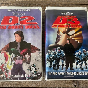 The Mighty Ducks D2 & D3 // 1990&#39;s Walt Disney VHS Movies // Emilio Estevez