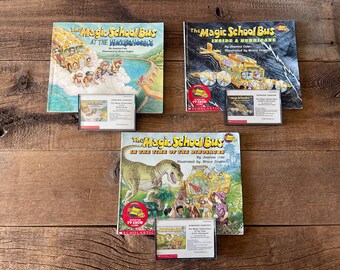 Magic School Bus Books & Cassettes // Sold individually // Scholastic Book // Book on Tape