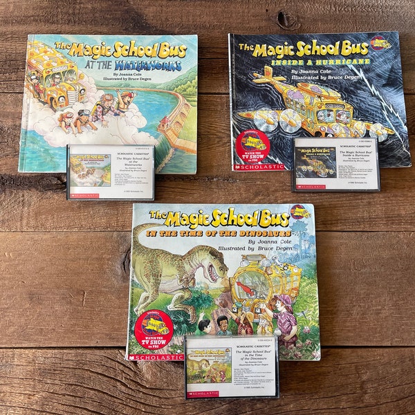 Scholastic Books on Cassette Tape Etsy