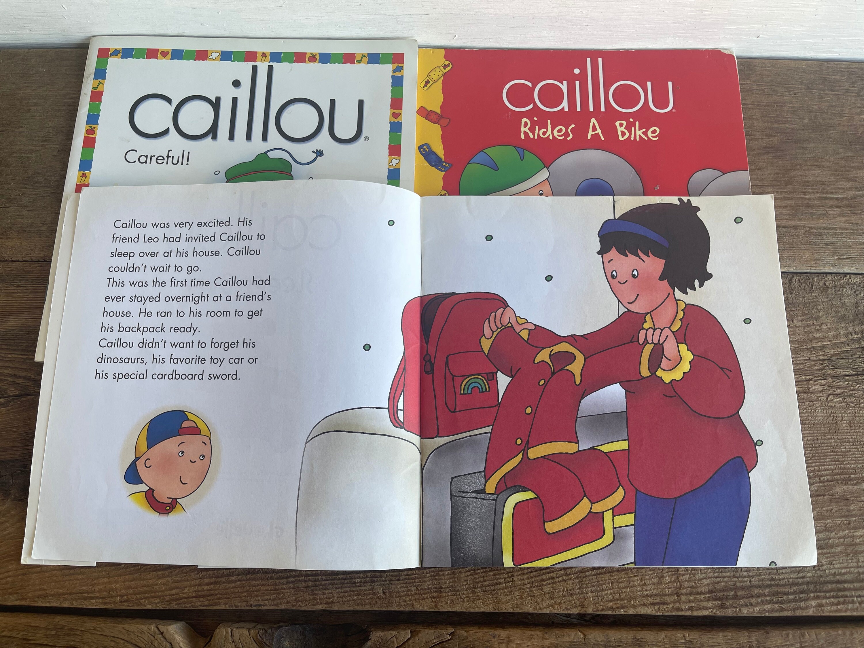 Caillou gets a time out