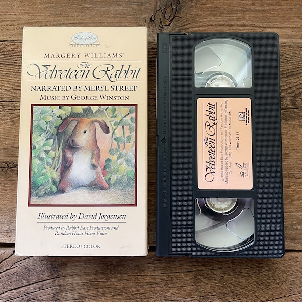 The Velveteen Rabbit VHS // Margery Williams // Narrated by Meryl Streep // 1985
