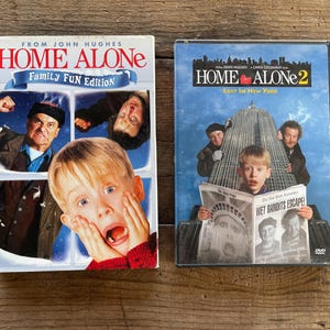 Home Alone or Home Alone 2: Lost in New York DVDs // Sold Individually // Macaulay Culkin // Family Christmas Movies