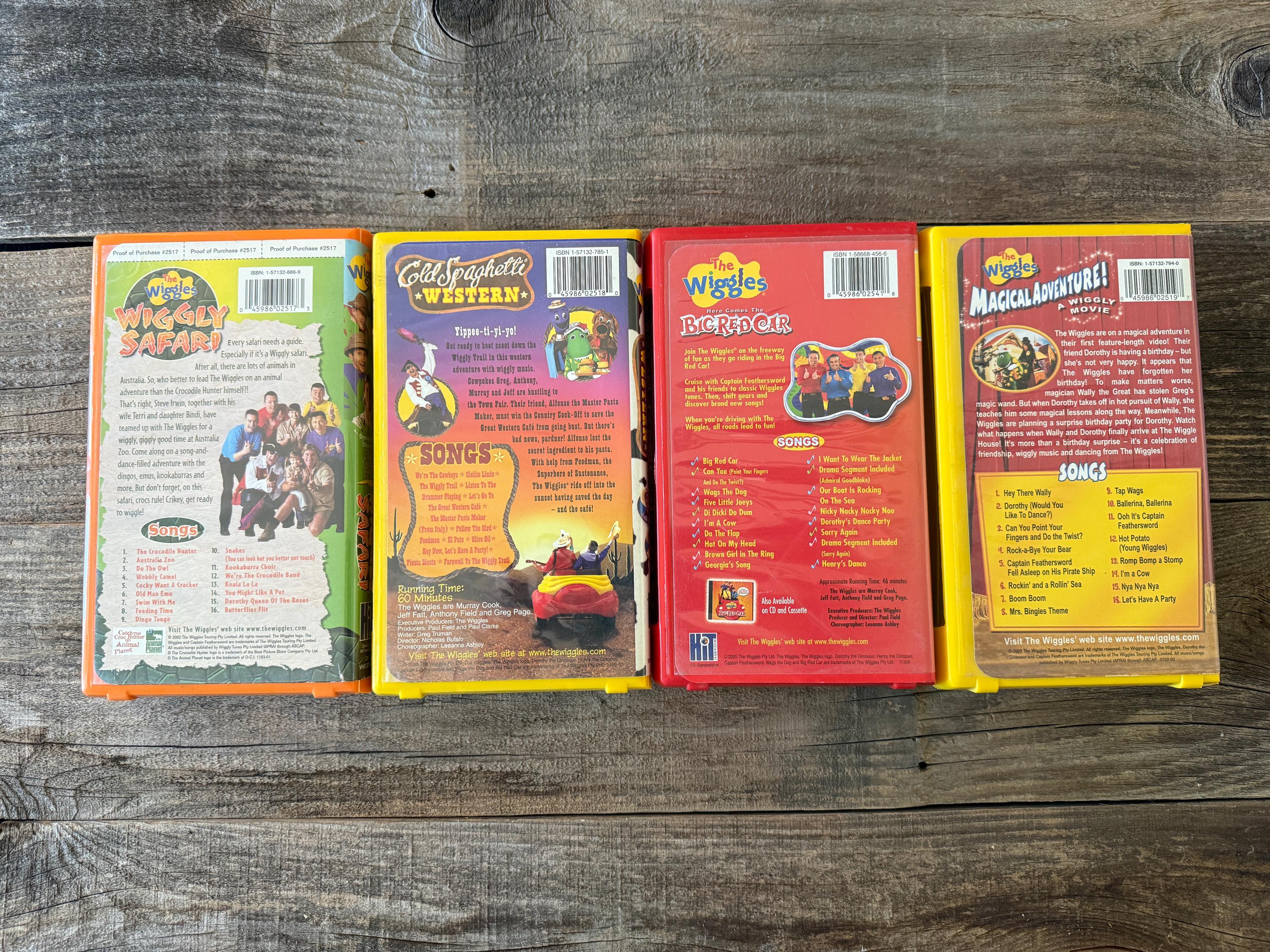 The Wiggles VHS Movies // Sold Individually - Etsy