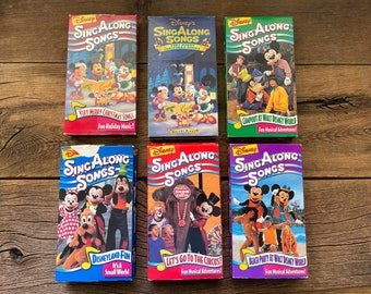 Disney Sing Along Etsy