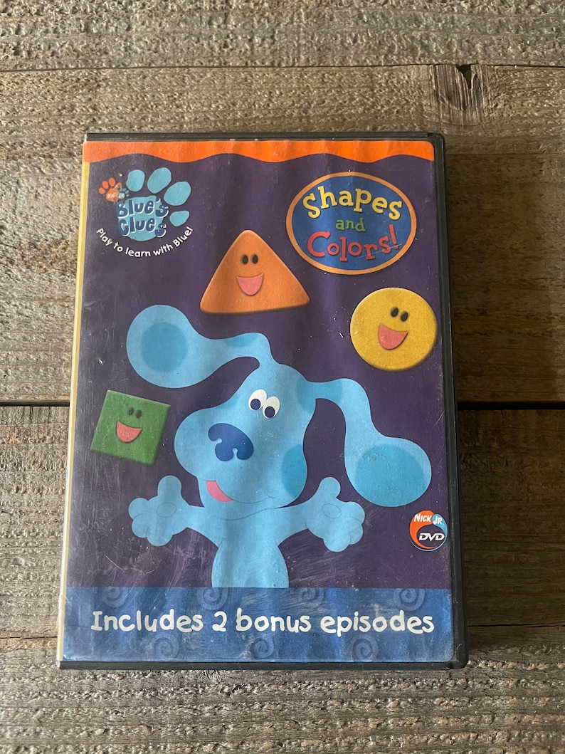 Blue's Clues Dvds // You Choose // Bluestock, Classic Clues or Shapes