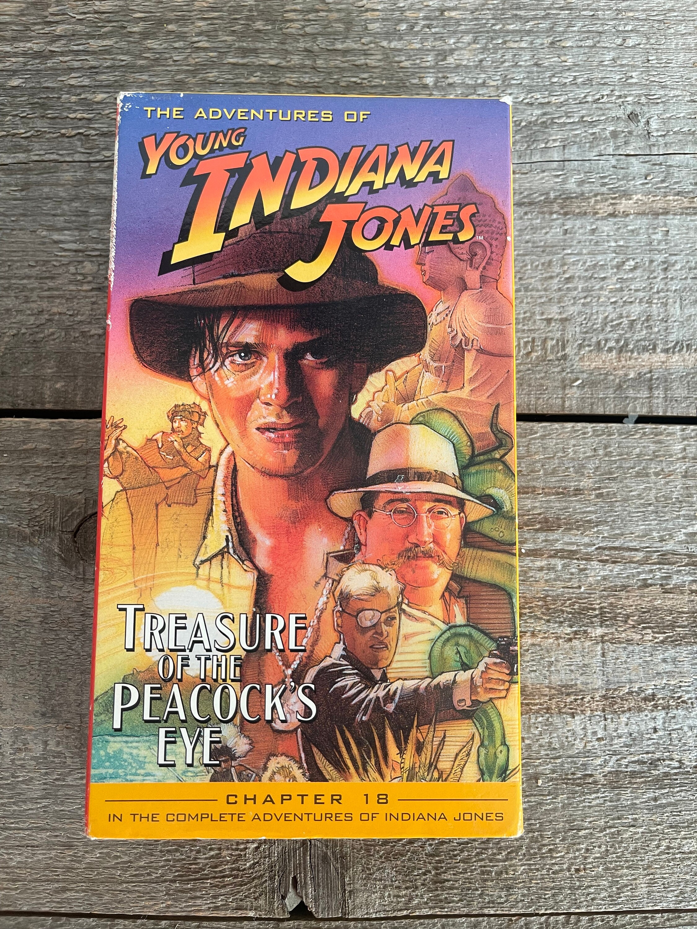 その他 Young Indiana Jones [VHS] Young Indiana Jones VHS: Treasure of the Peacock's Eye (1999) - Etsy