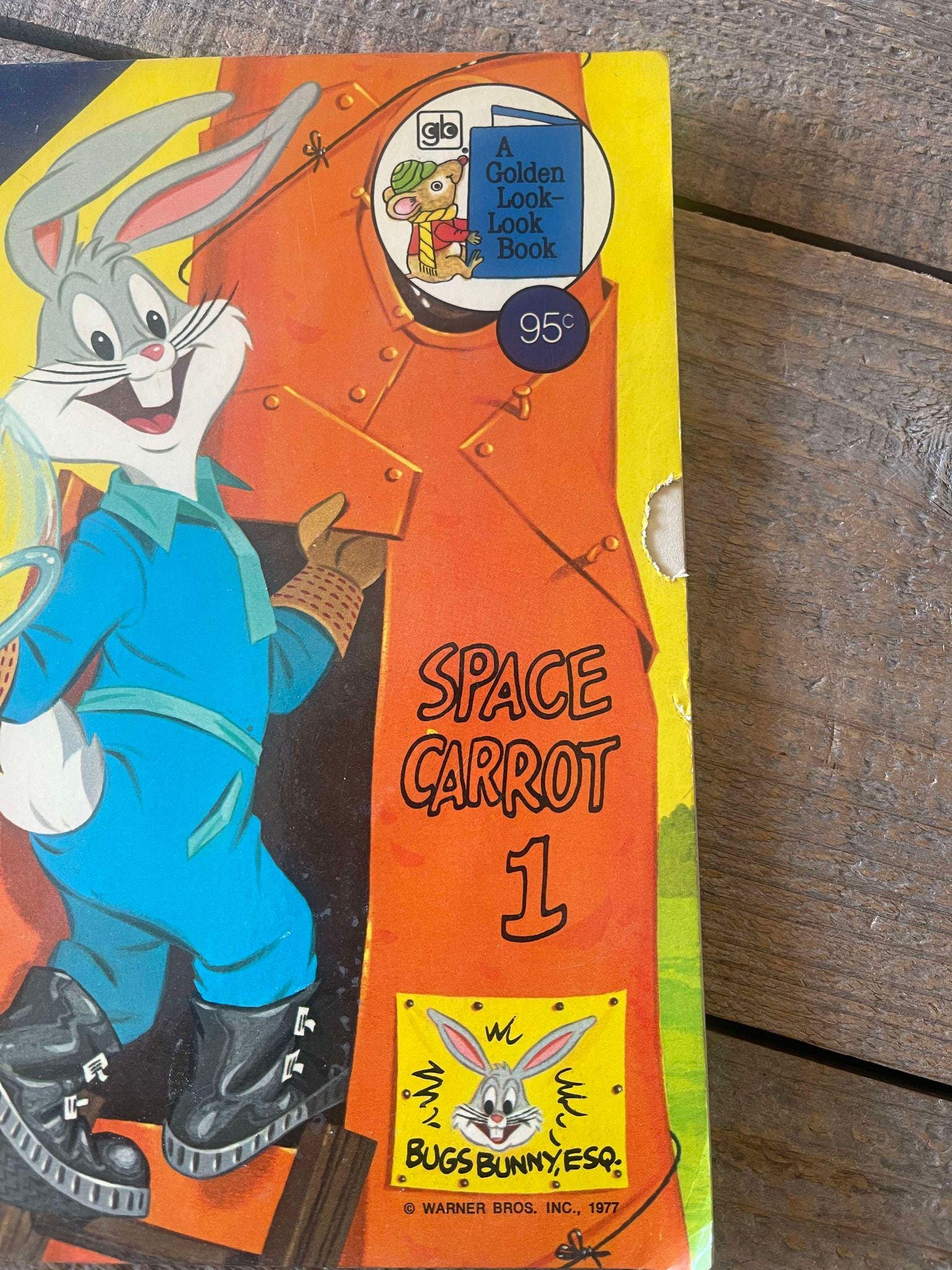 Bugs Bunny's Space Carrot // 1977 Golden Look Book - Etsy