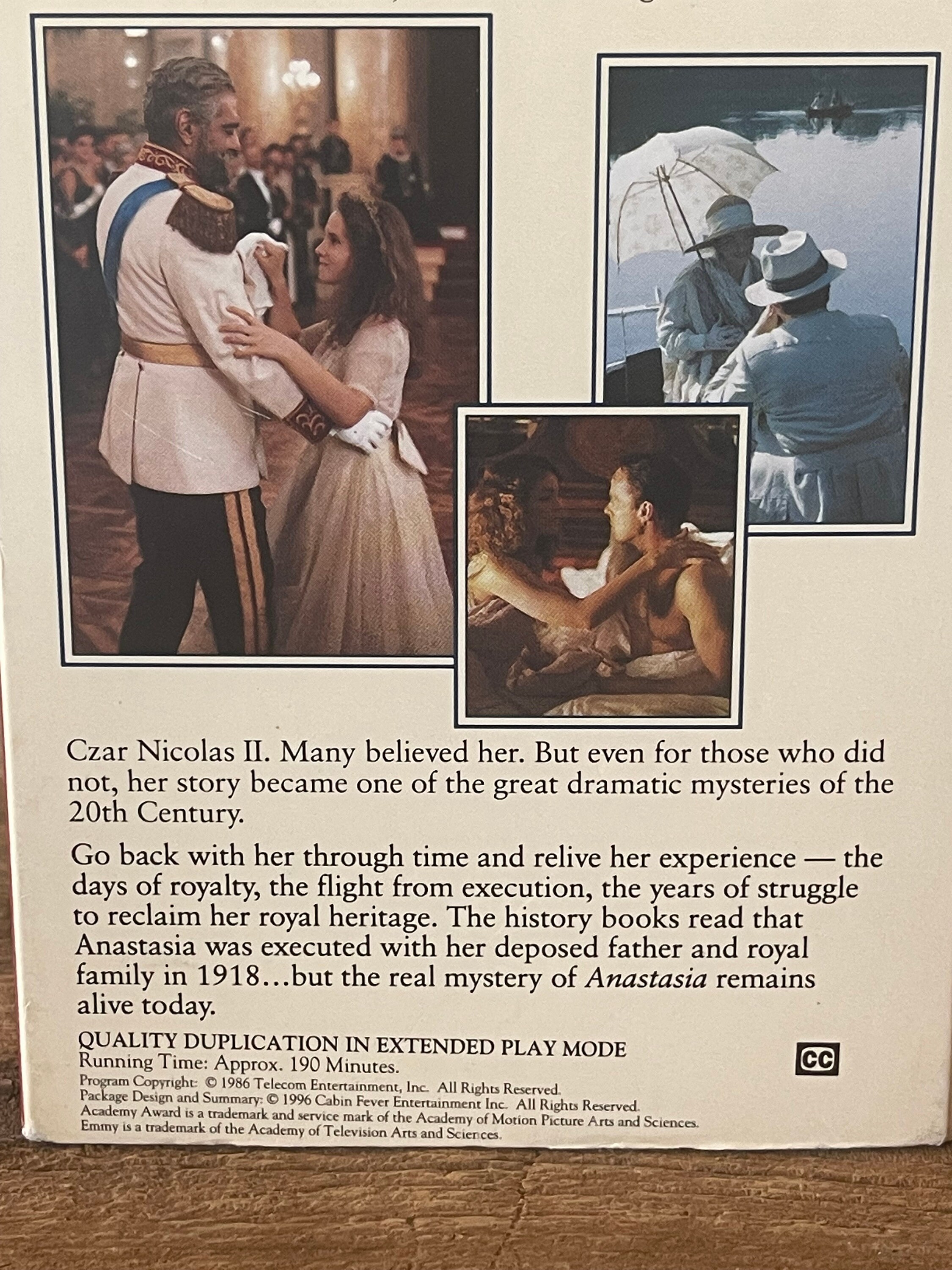 Buy Anastasia: the Mystery of Anna Vintage VHS Movie