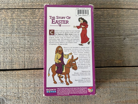 The Beginners Bible VHS: the Story of Easter // 1995 Sony