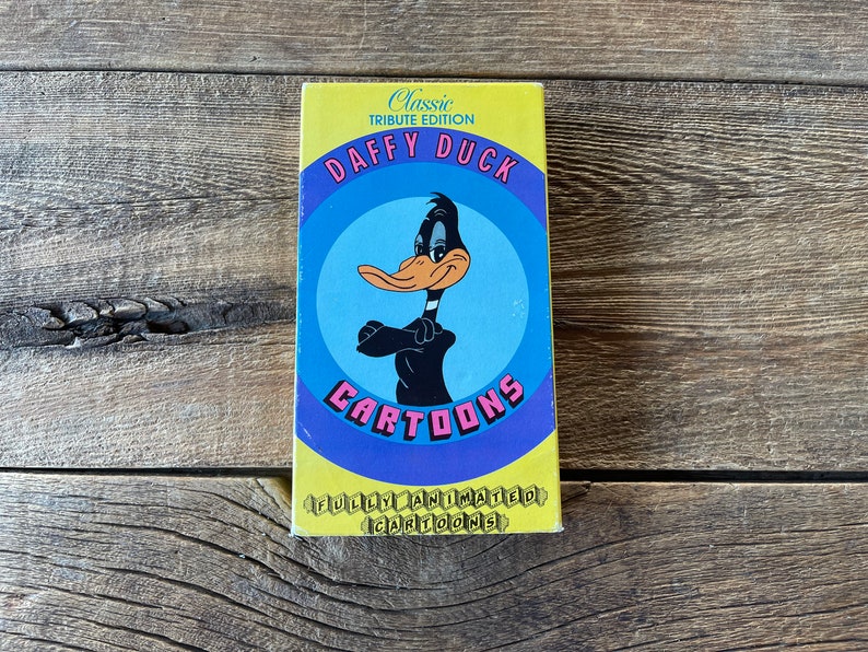 Vintage Daffy Duck Cartoons VHS Movie 1989 - Etsy
