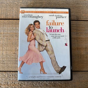 Failure to Launch DVD: 2006 Romantic Comedy, Mcconaughey & Parker - Etsy