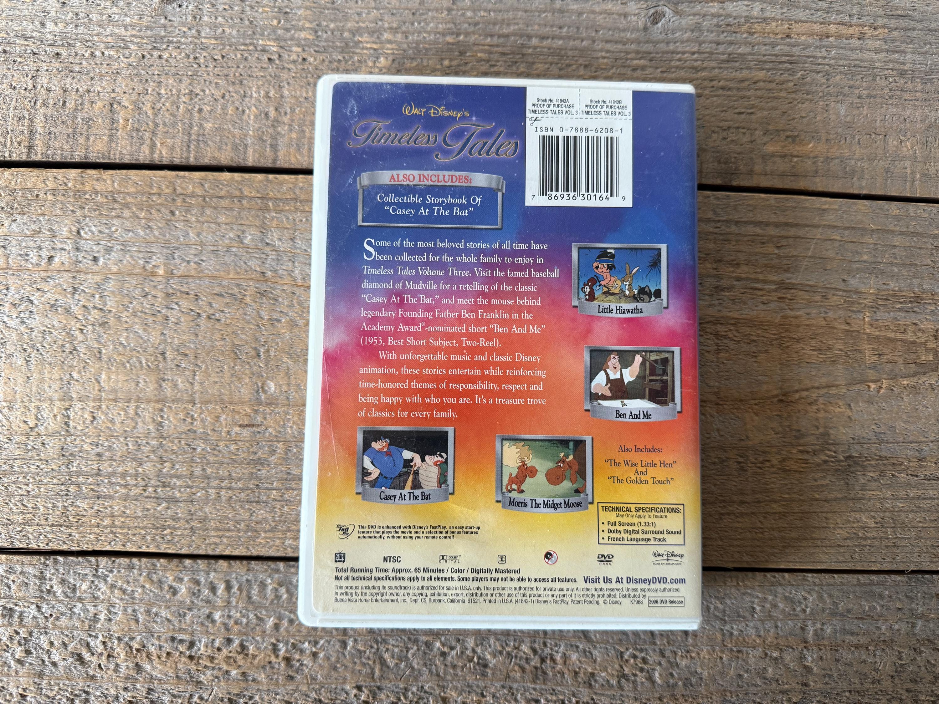 Walt Disney's Timeless Tales, Volume Three DVD // Favorite Family