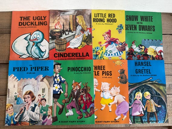 Giant Fairy Story Books From the 1960's // Cinderella, Hansel