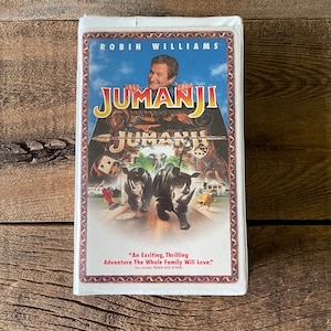 Jumanji VHS Movie // 1996 // Robin Williams