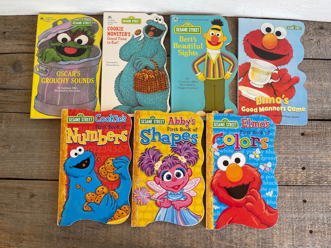 Sesame Street Board Book Set : Another Monster At The End Of This Book Elmo Says Peekaboo Elmo Elmo S Abc Tricky Tongue Twisters Mother Goose