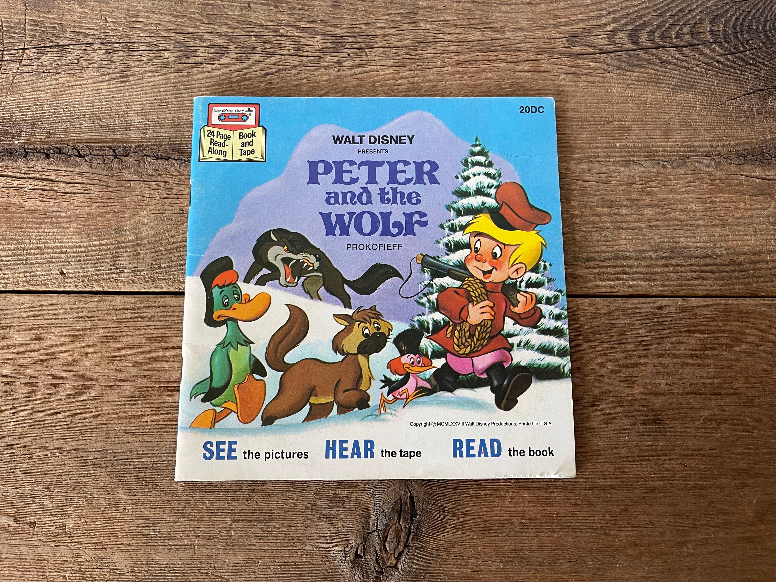 Walt Disney Presents Peter and the Wolf // 1975 // Excellent Etsy