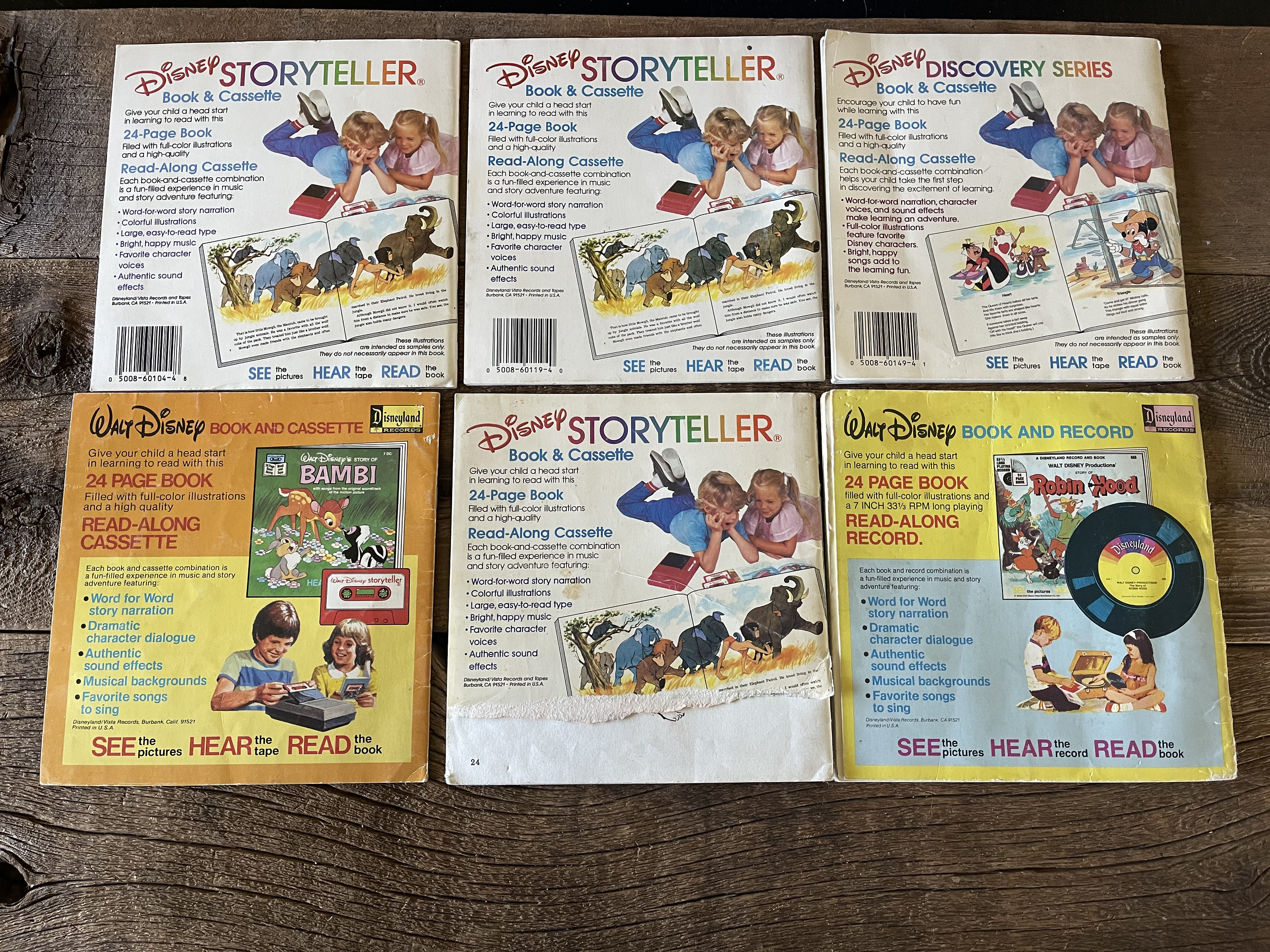 Vintage Walt Disney Book Only // Sold Individually