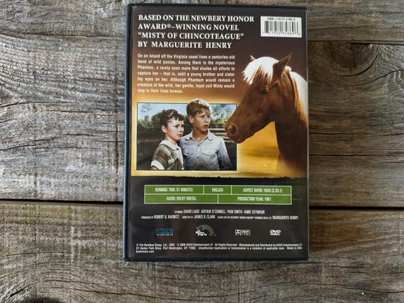 Misty DVD (1961, 2008) Family Classic Based on the Book by