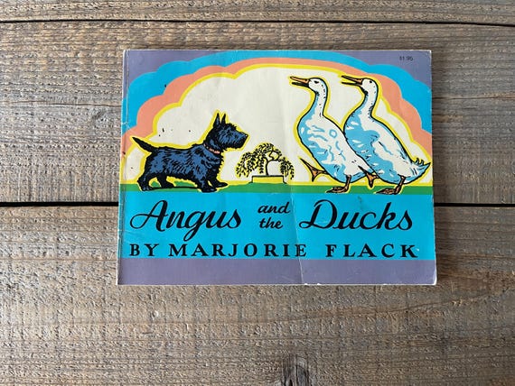 Angus and the Ducks by Marjorie Flack // A Zephyr Book // 1930's